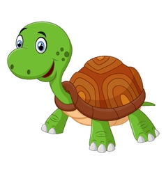 Cute turtle cartoon Royalty Free Vector Image - VectorStock