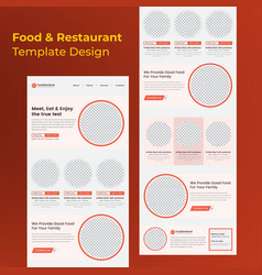 Food Restaurant Email Newsletter Template