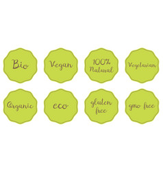 Stickers For Food Organic Vegan Gluten Free