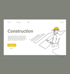 Landing Page Of Architecture Works