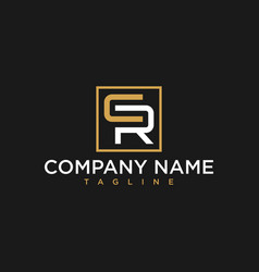 Letter Cr Or Rc Luxury Initial Logo Design