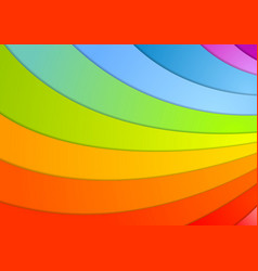 Rainbow Waves Background