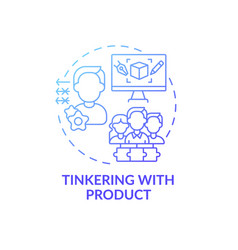 Tinkering With Product Concept Icon