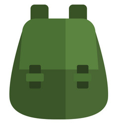 Camping Backpack On A White Background