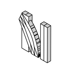 Road Multilevel Interchange Isometric Icon