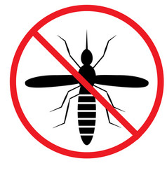 Mosquito Warning Sign Anti Mosquitoes Icon