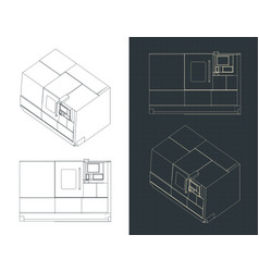 Cnc Turning Milling Machine Blueprints