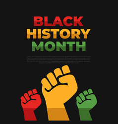 Black History Month Minimal Social Media Post