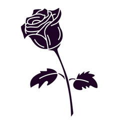 Black Rose Cut Out