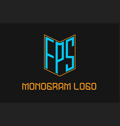 Fps Monogram Name Initials Logo Design