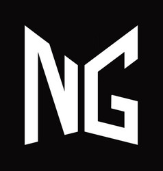 Ng Logo Monogram Design Template