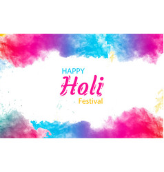 Watercolor Holi Festival Background