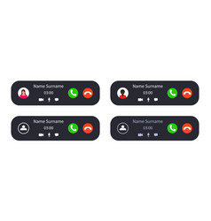 Call Interface Incoming Or Decline Mockup