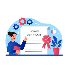 Iso Certification Concept