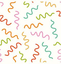 Abstract Squiggle Pattern Background Fun