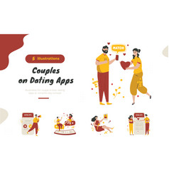 Couple Online Dating App Set