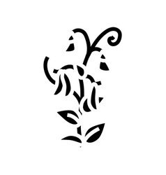 Pea Plant Healthy Glyph Icon