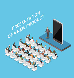 Conference Hall Presentation Isometric