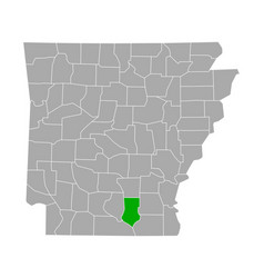 Map Bradley In Arkansas