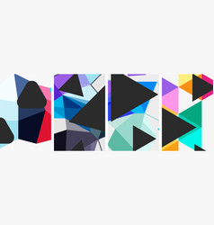 Triangle Geometric Abstract Backgrounds