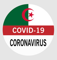 Coronavirus Covid19 19 Algeria Pandemic Concept