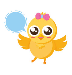 Cute Chick Female Cartoon