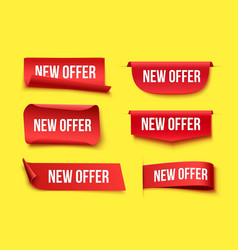 New Offer Red Tags