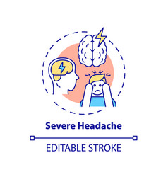 Severe Headache Concept Icon