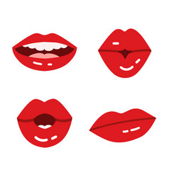 Cartoon Lips Glossy Red Seductive Lipstick