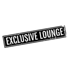 Exclusive Lounge Rubber Stamp