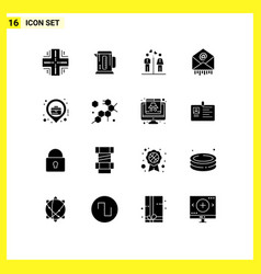 Set 16 Commercial Solid Glyphs Pack