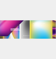 Colorfulness In Geometric Background With A