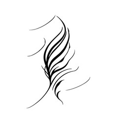 Feather Design Element