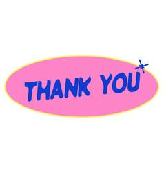 Thank You Sticker - Good Vibes Stickers