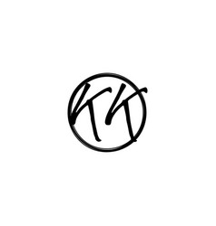 Kk Street Style Modern Initial Logo Concept