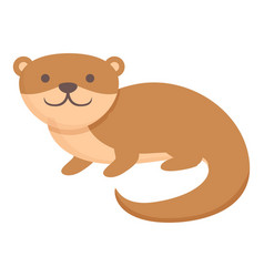 Ferret Weasel Icon Cartoon Cute Animal