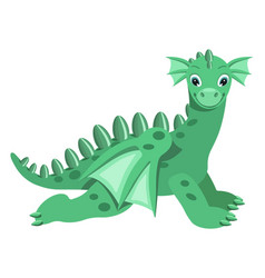 Green Cartoon Dragon