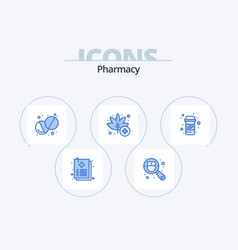 Pharmacy Blue Icon Pack 5 Icon Design