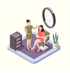 Wedding Beauty Preparation Isometric