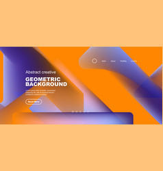 Fluid Gradient Triangles Landing Page Background