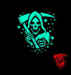 Grim Reaper Deadly Coronavirus Concept Symbol