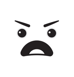 Angry Face Emoticon