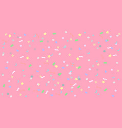 Colorful Simple Party Confetti Flying On Pastel