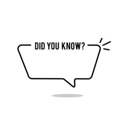 Did You Know Template Post Icon For Social