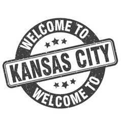 Welcome To Kansas City Stamp Round