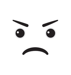 Angry Face Emoticon