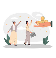 Receiving Money Concept