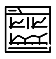 Review Internet Store Infographic Line Icon