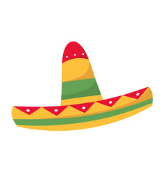 Isolated Traditional Mexican Hat