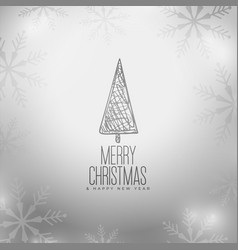 Merry Christmas Holiday Grey Background With